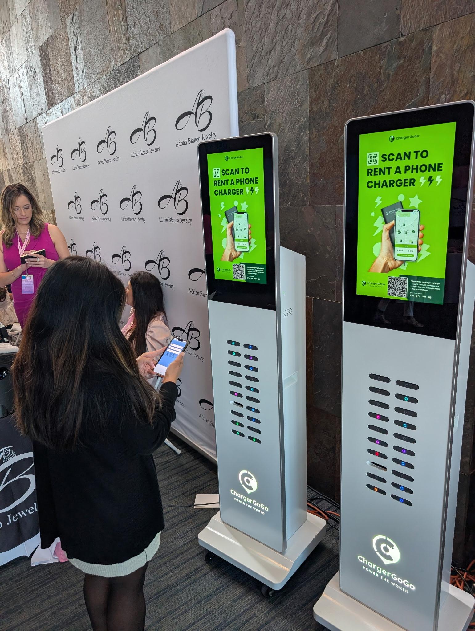 Charging kiosks deployed at HER Folsom Women’s Conference at the Harris Center