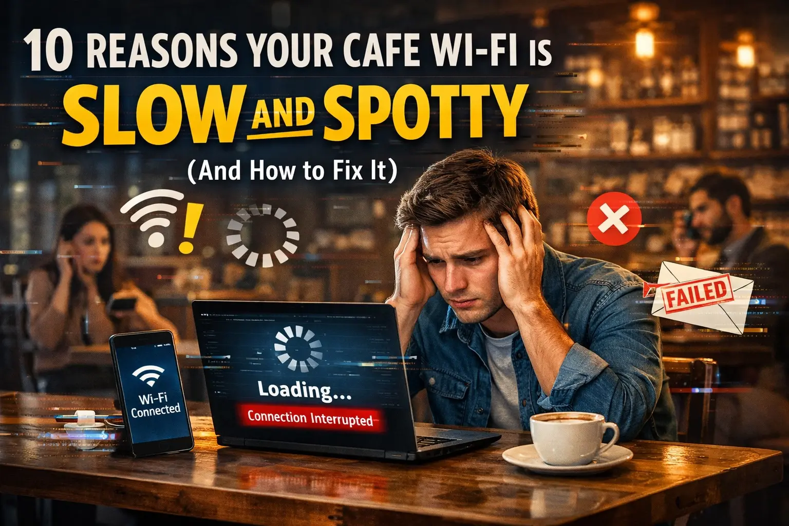 10 Reasons Your Cafe Wi-Fi is Slow and Spotty (And How to Fix It)